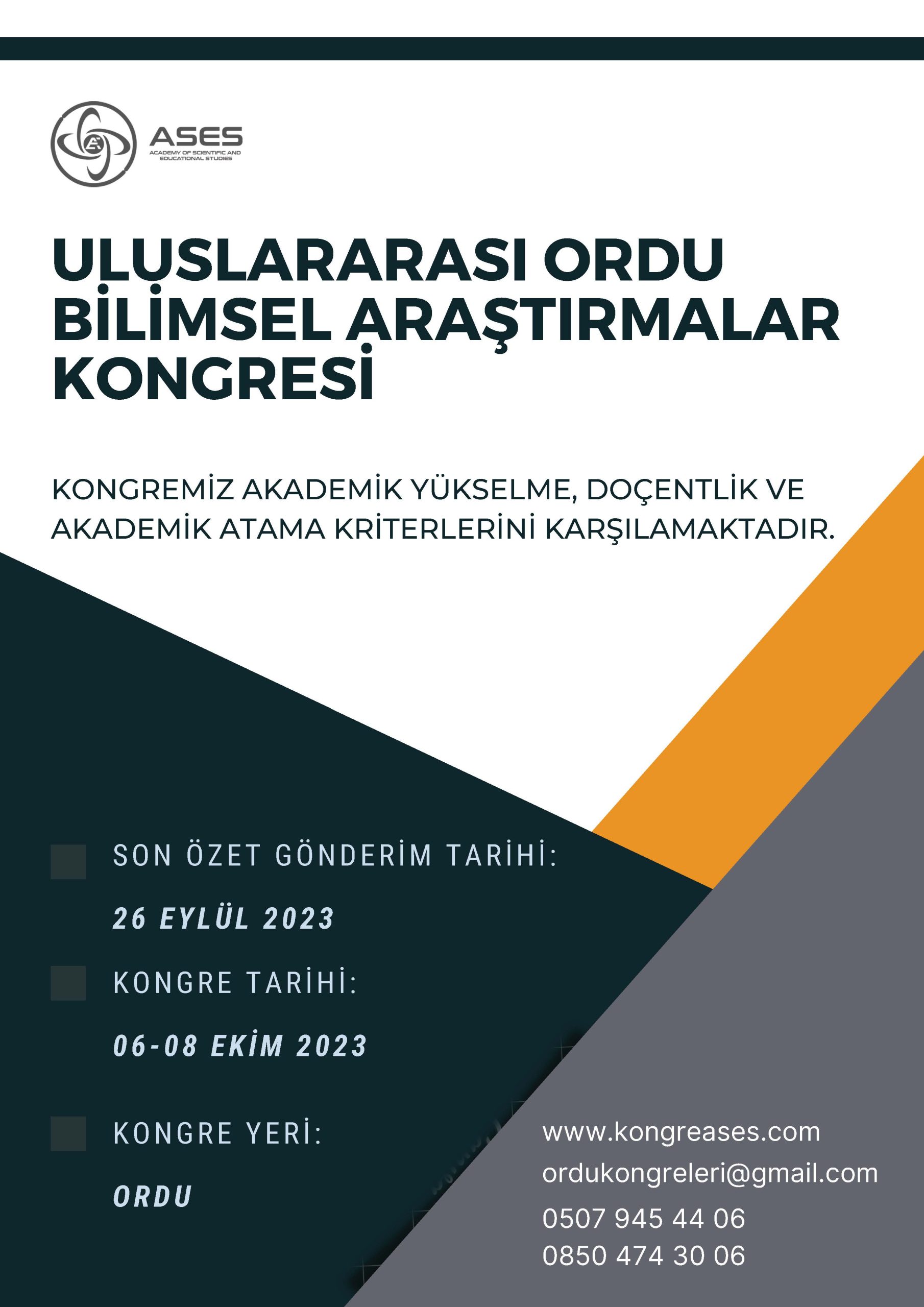 KONGRELER – Ases Kongre Ve Konferansları